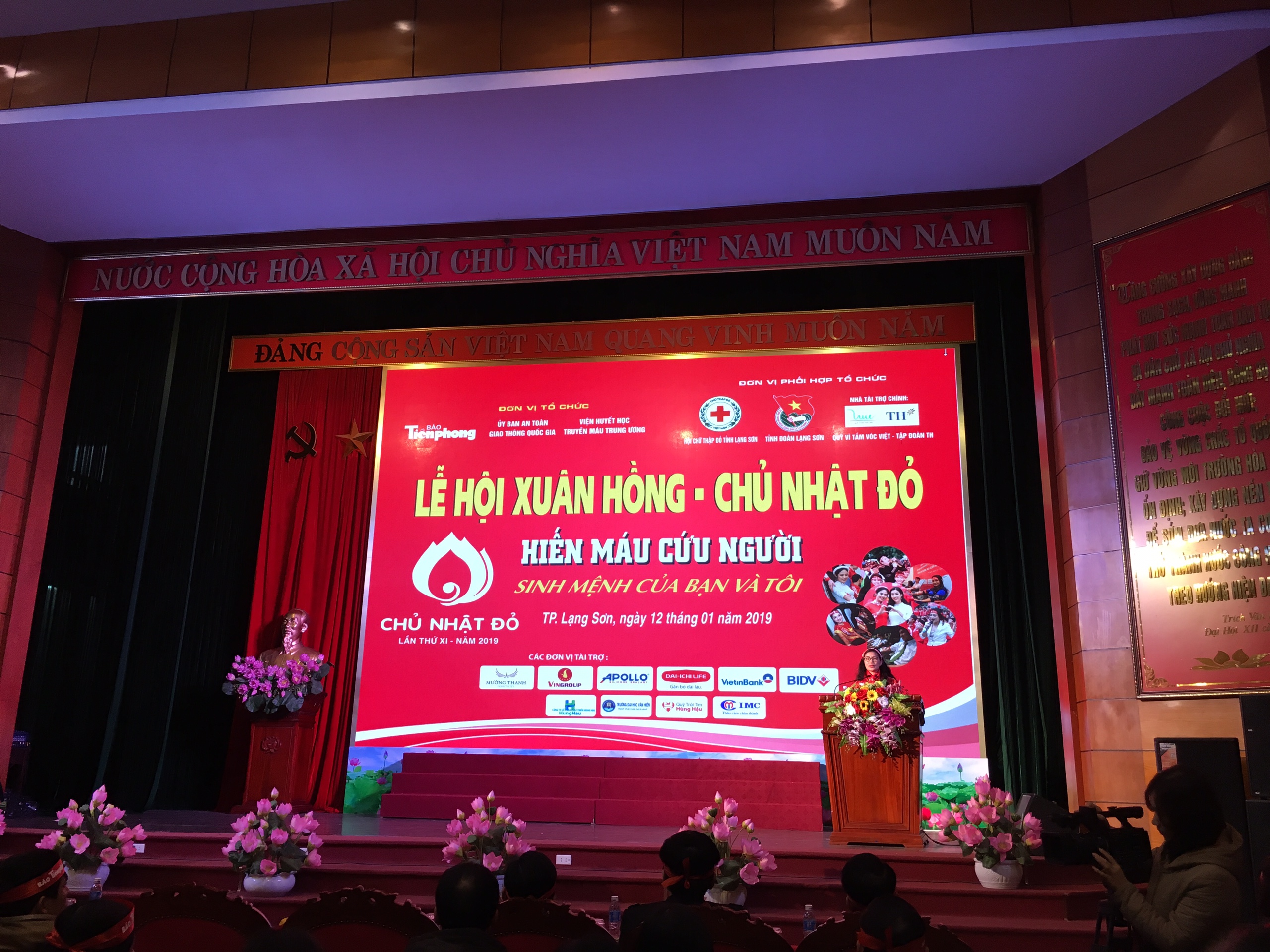 Chi đoàn Cục THADS tỉnh Lạng Sơn tích cực hưởng ứng Chiến dịch vận động hiến máu tình nguyện dịp tết và Lễ hội Xuân hồng – Chủ nhật đỏ năm 2019