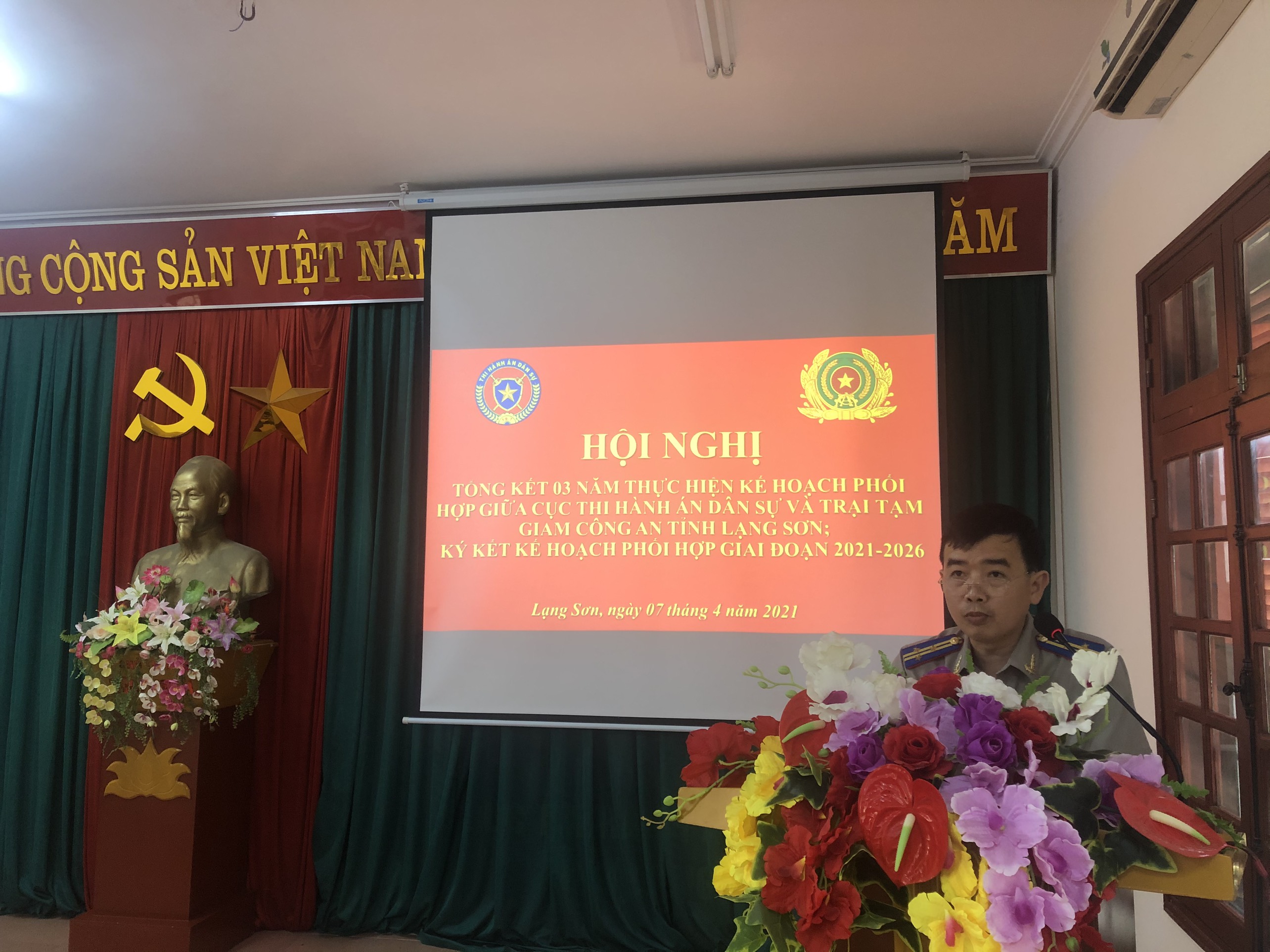 Lạng Sơn: Tổng kết 03 năm thực hiện Kế hoạch phối hợp giữa Cục THADS tỉnh và Trại tạm giam Công an tỉnh