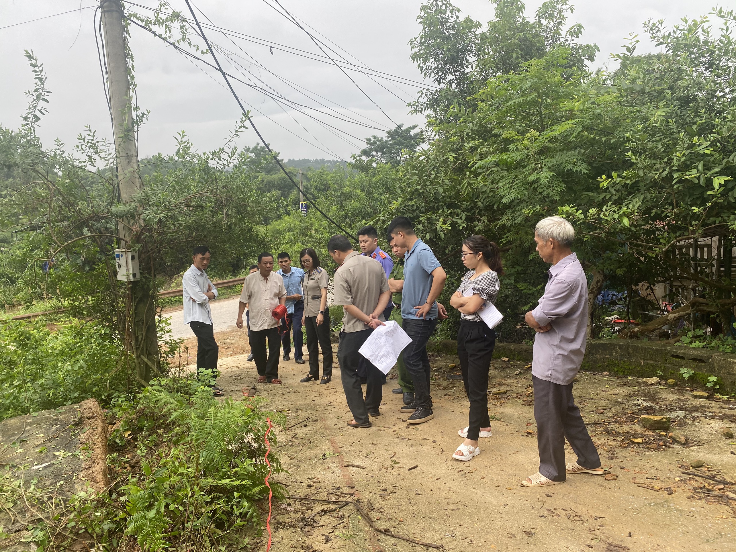 Chi cục THADS huyện Lộc Bình: Giao đất cho người mua trúng tài sản bán đấu giá