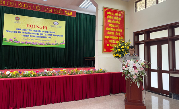 Hội nghị đánh giá kết quả thực hiện Quy chế phối hợp giữa Cục thi hành án dân sự tỉnh và Ngân hàng Nhà nước Chi nhánh tỉnh Lạng Sơn trong công tác thi hành án dân sự