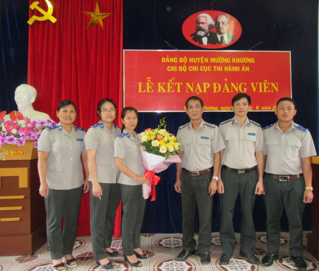 Công tác phát triển đảng viên mới tại Chi bộ Chi cục Thi hành án huyện Mường Khương