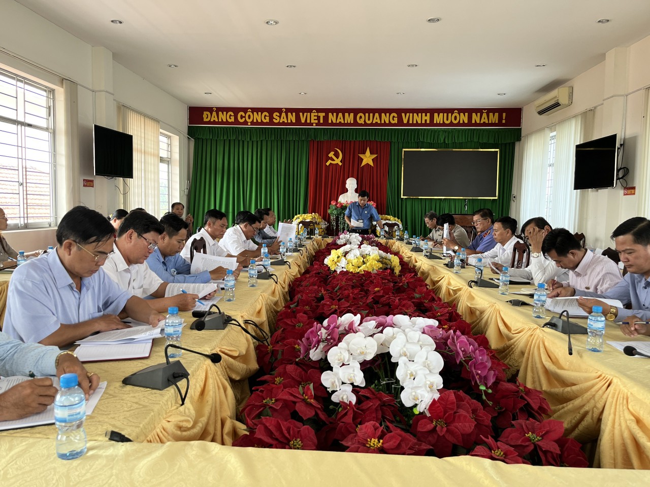 Thủ thừa: Ban chỉ đạo THADS huyện Thủ Thừa tổ chức họp giải quyết án khó