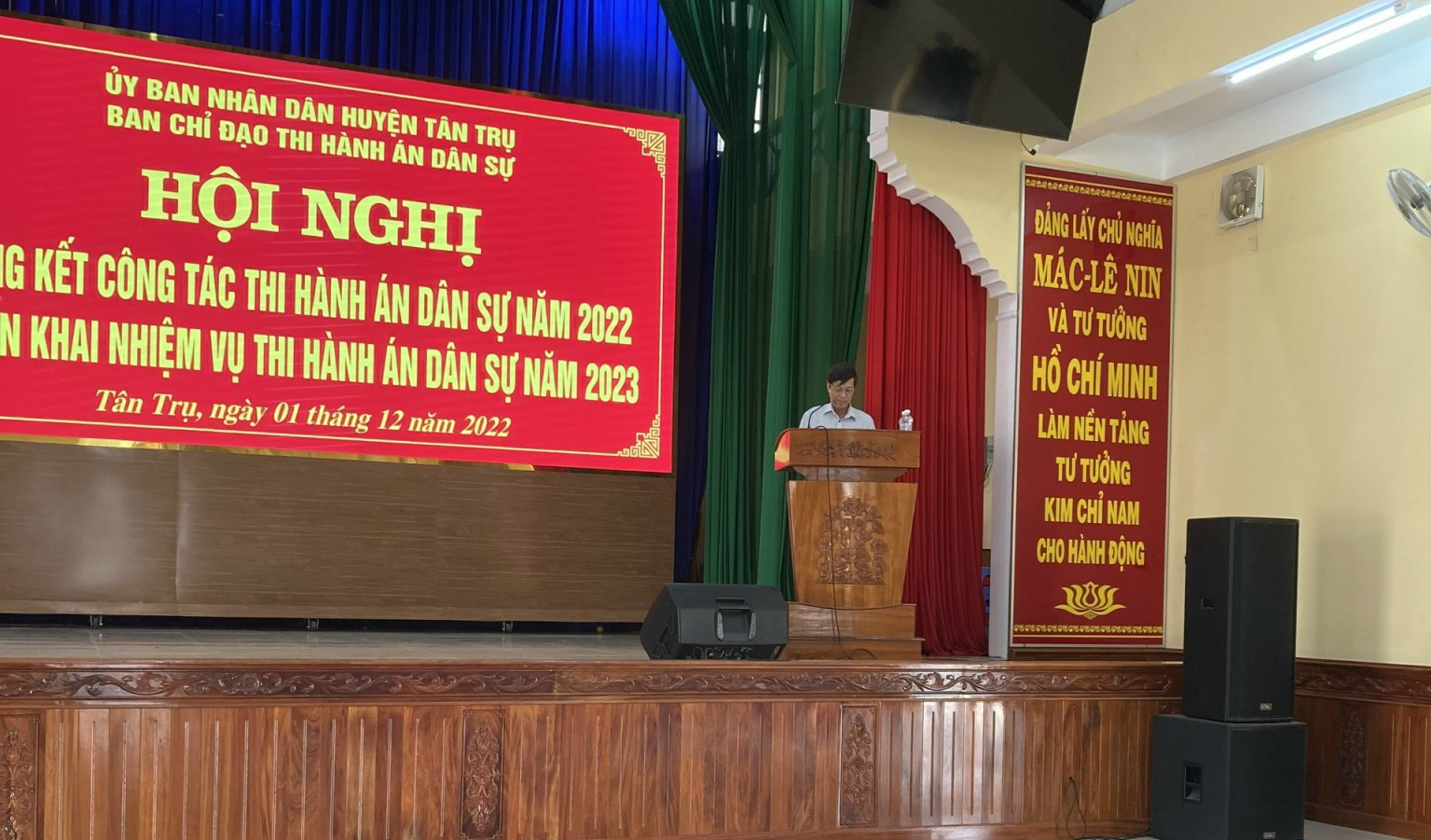 Tân Trụ: Ban chỉ đạo thi hành án dân sự huyện Tân Trụ tổ chức hội nghị tổng kết công tác THADS năm 2022 và triển khai nhiệm vụ năm 2023