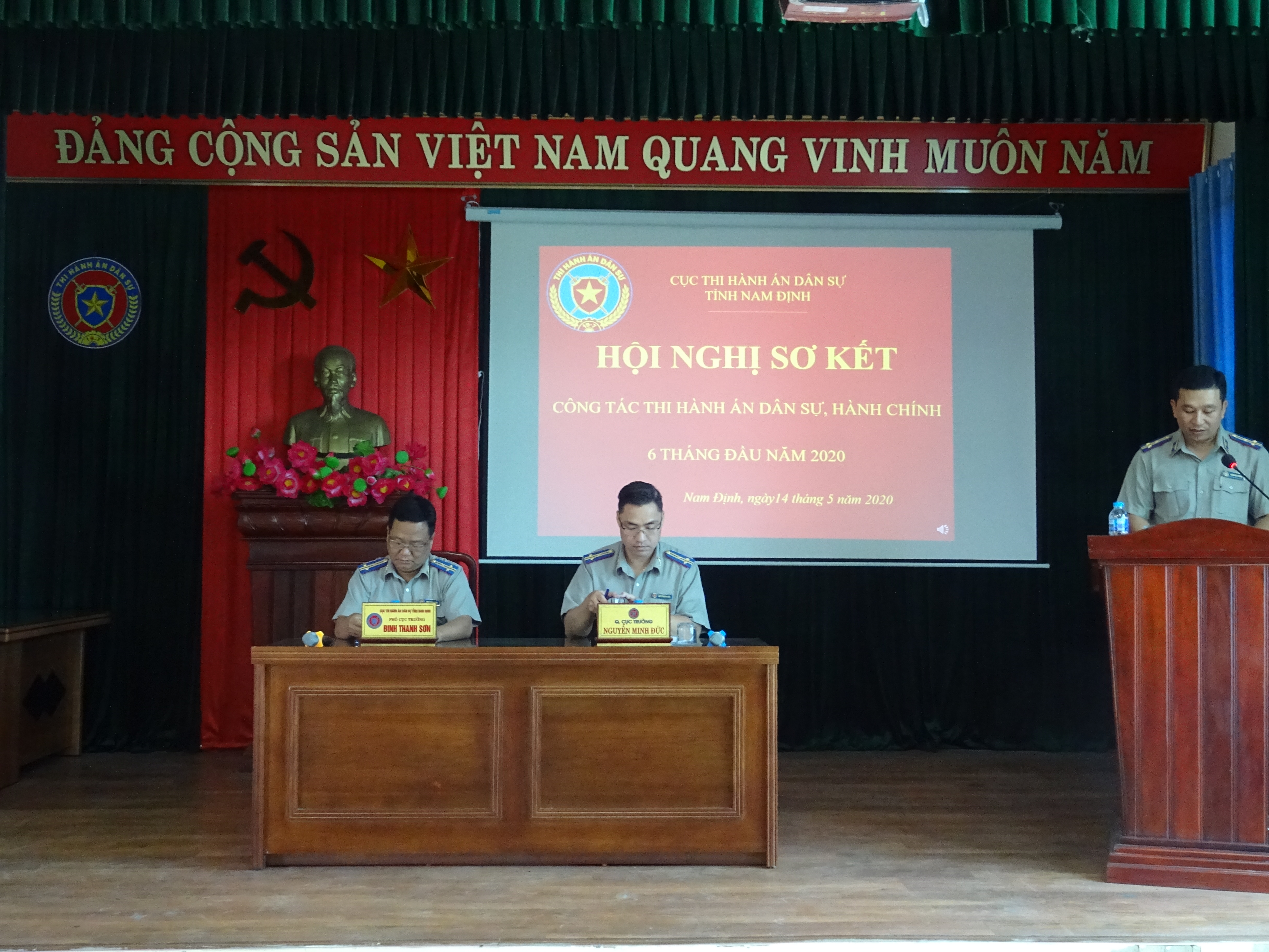 Hội nghị Sơ kết công tác Thi hành án dân sự, hành chính 6 tháng đầu năm 2020 trên địa bàn tỉnh Nam Định