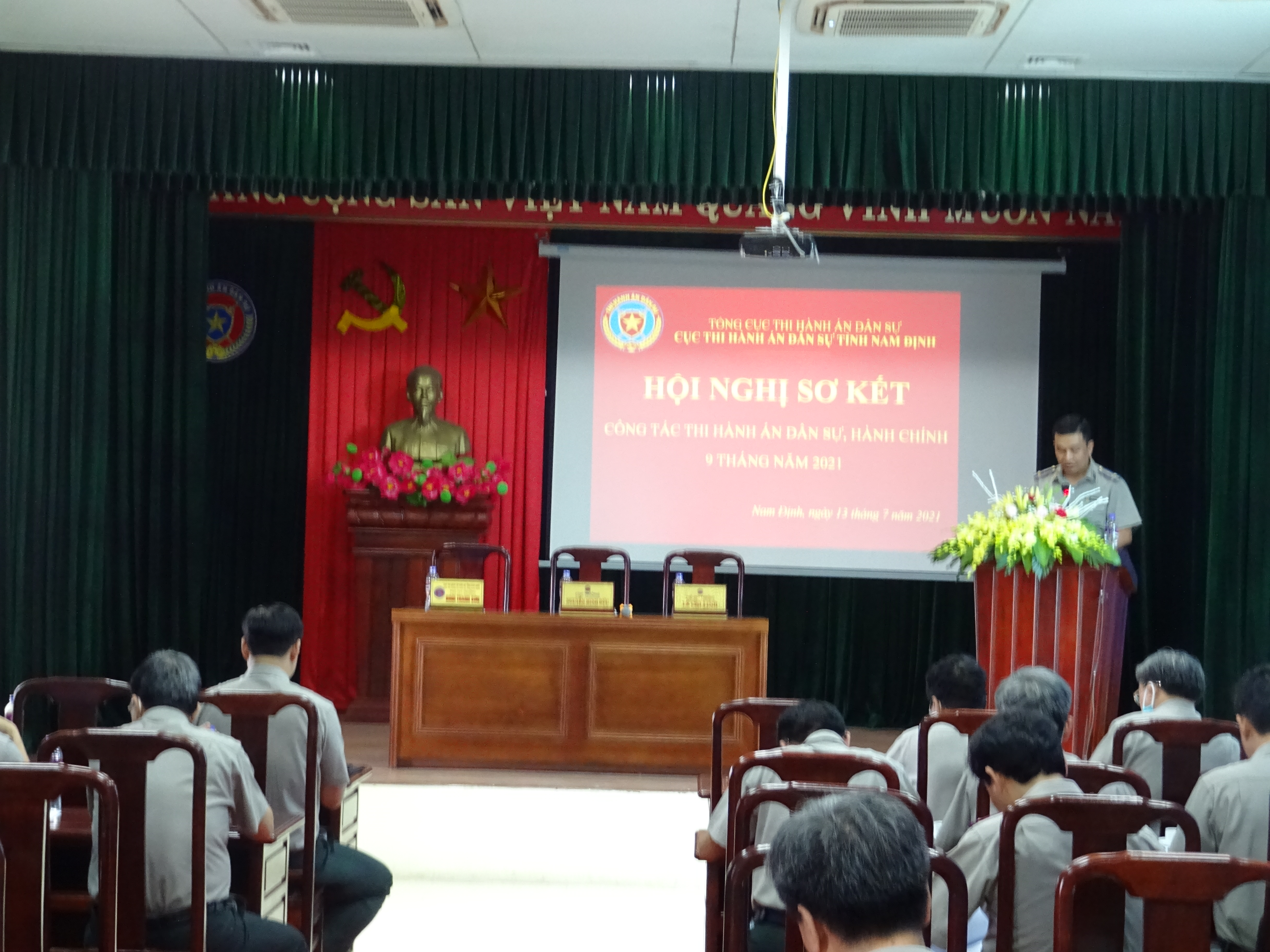 Cục THADS Nam Định sơ kết 9 tháng, phát huy lập thành tích chào mừng 75 năm ngày truyền thống