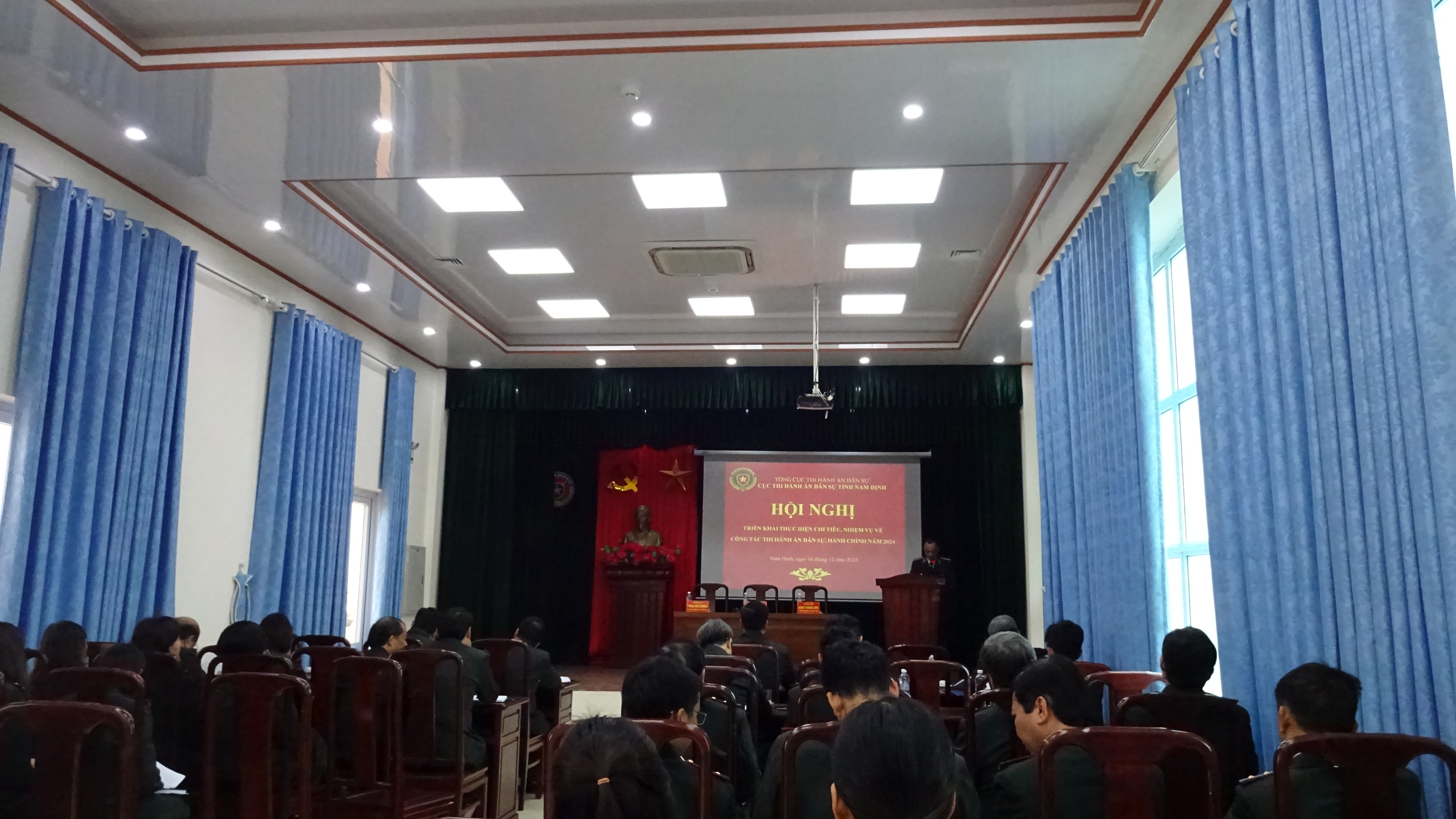 Cục Thi hành án dân sự tỉnh Nam Định tổ chức triển khai công tác năm 2024