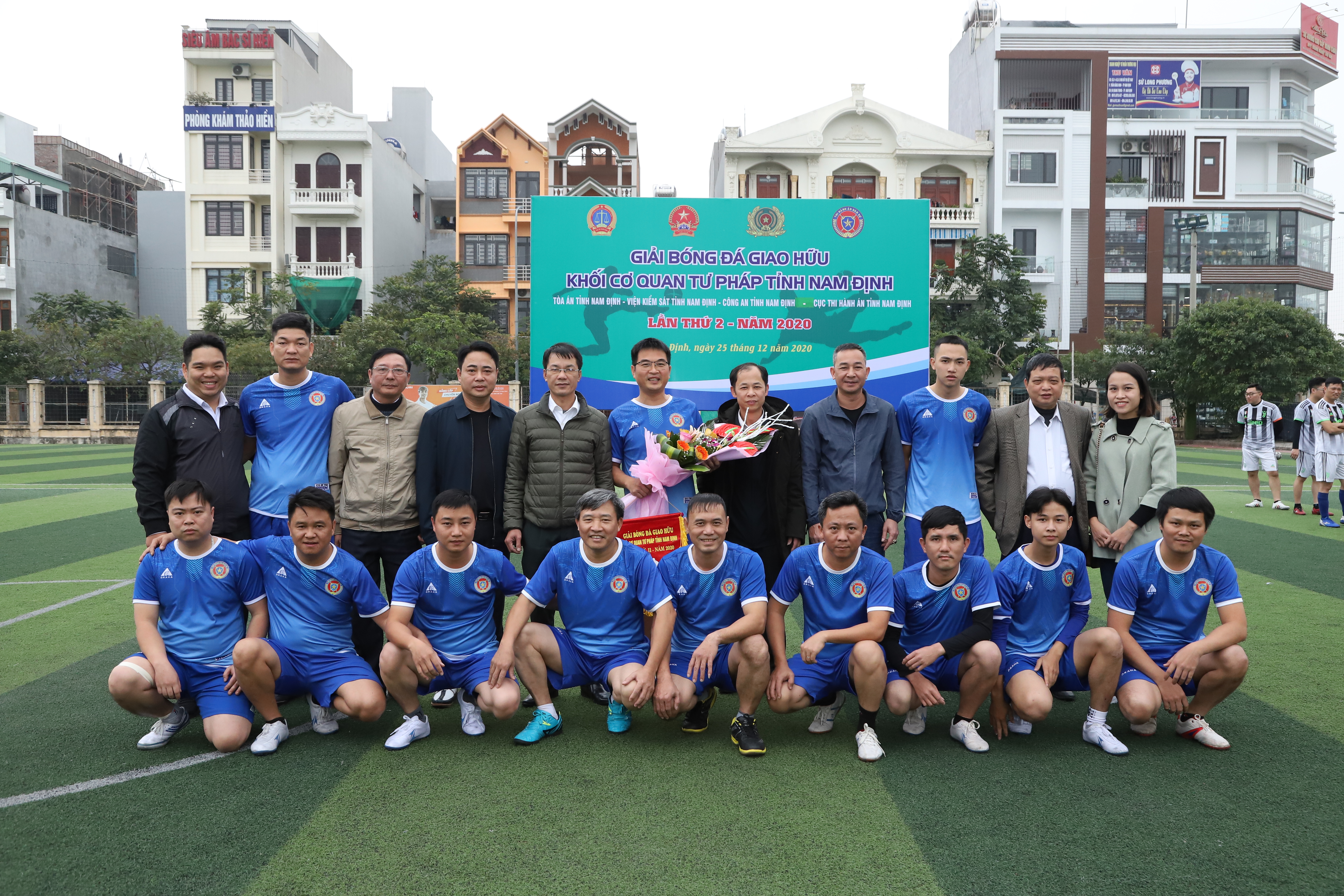 Giải bóng đá giao hữu Khối các cơ quan tư pháp tỉnh Nam Định lần thứ 2