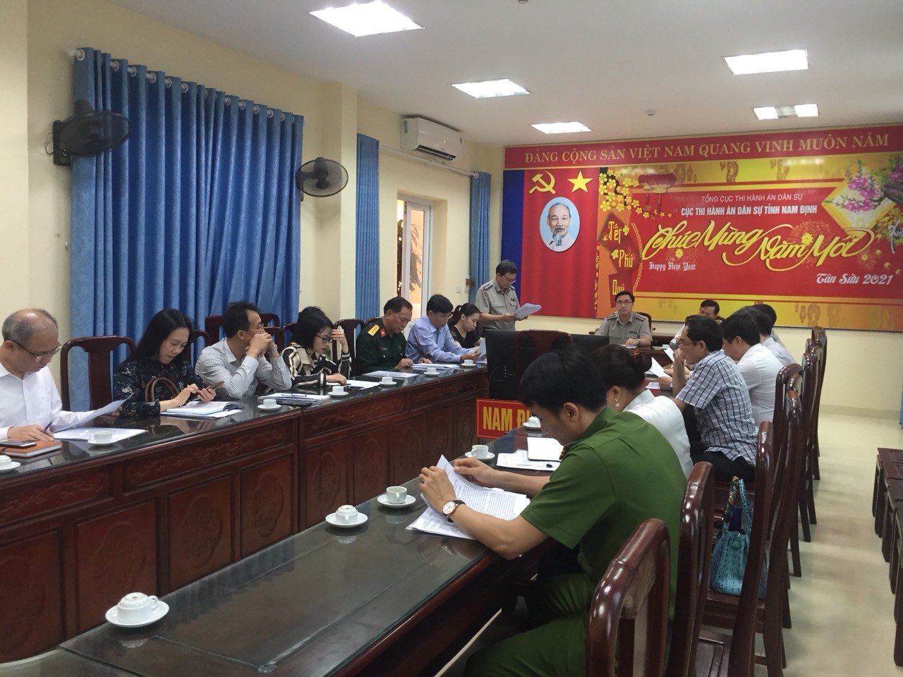 Ban chỉ đạo Thi hành án dân sự (THADS) tỉnh Nam Định triển khai nhiệm vụ công tác năm 2021