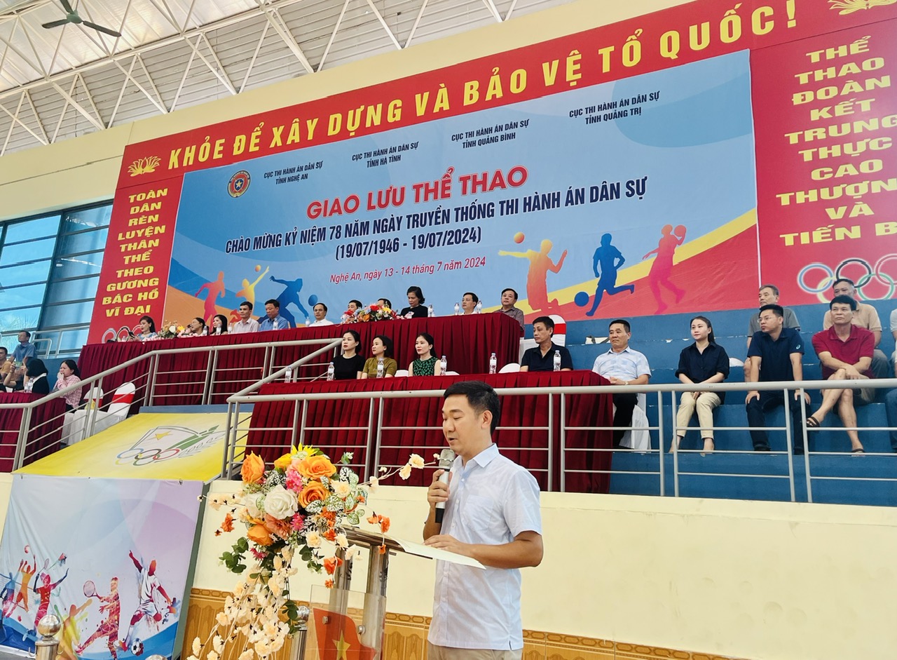 Giao lưu thể thao 4 tỉnh Nghệ An - Hà Tĩnh - Quảng Bình - Quảng Trị chào mừng kỷ niệm 78 năm ngày truyền thống THADS (19/7/1946 - 19/7/2024) 13