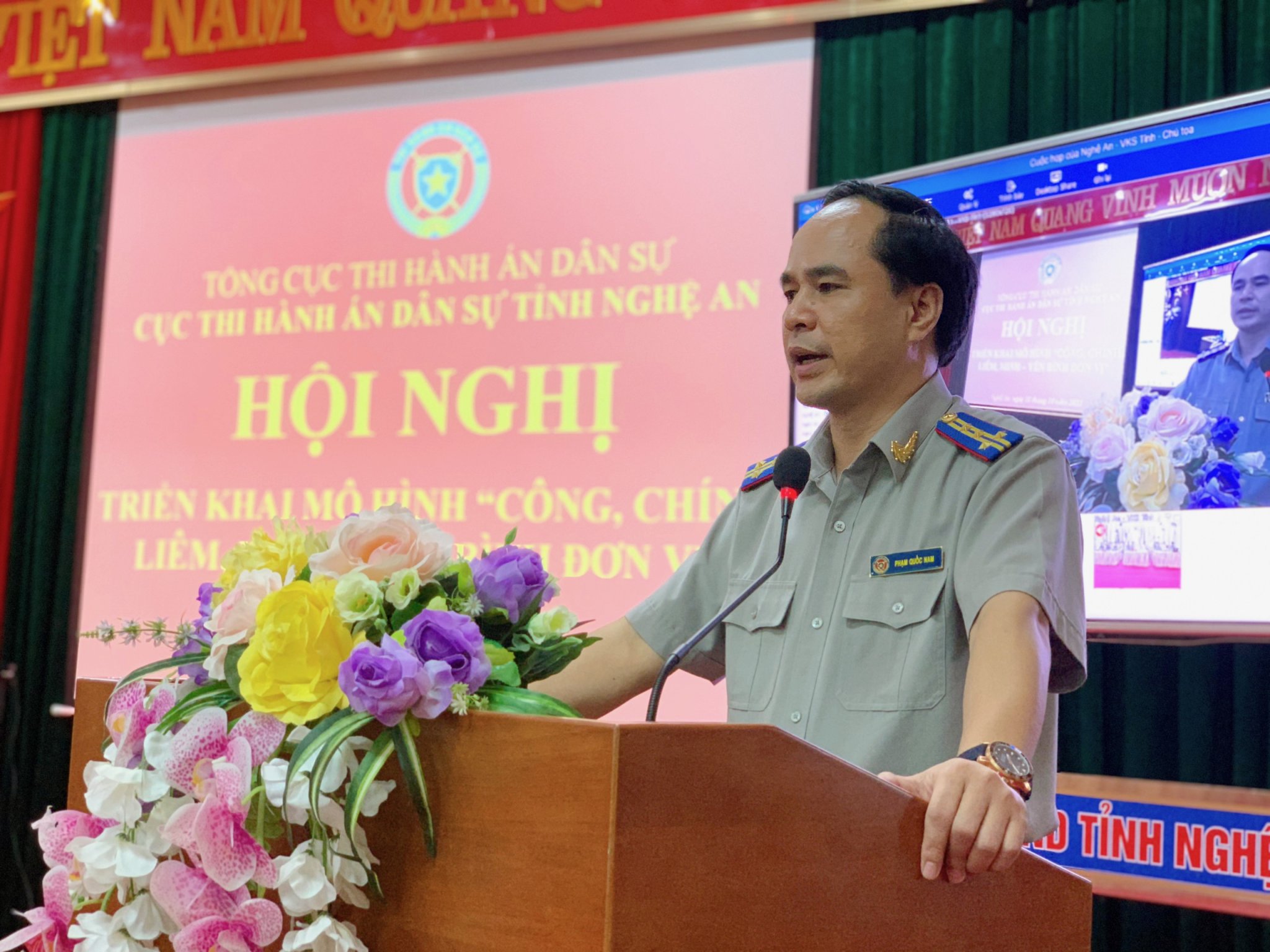 Cục Thi hành án dân sự tỉnh Nghệ An tổ chức Hội nghị triển khai nhiệm vụ trọng tâm công tác Thi hành án dân sự, theo dõi thi hành án hành chính Quý I năm 2023