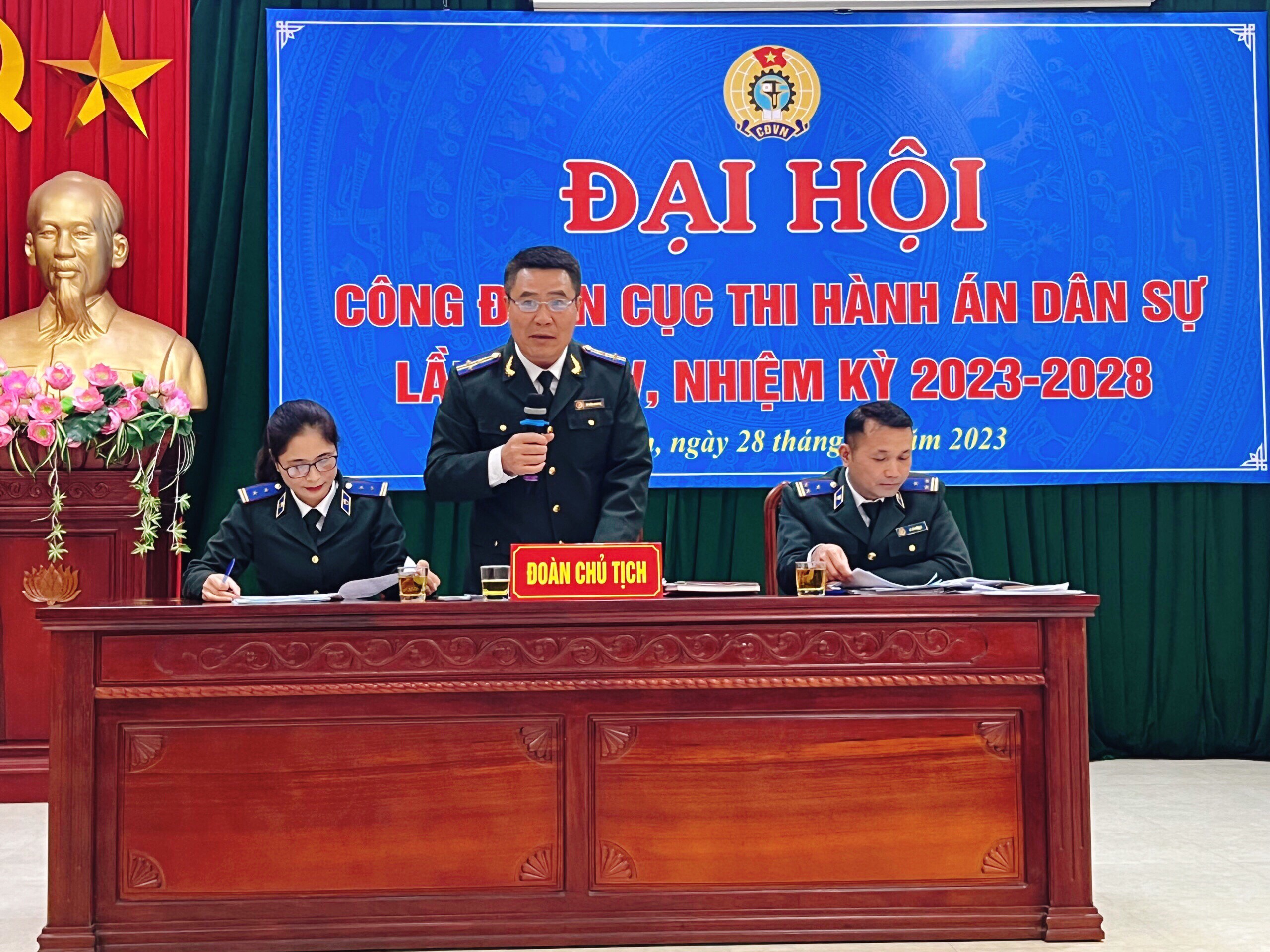 Công đoàn Cục Thi hành án dân sự tỉnh Nghệ An tổ chức thành công Đại hội Công đoàn lần thứ IV, nhiệm kỳ 2023 – 2028