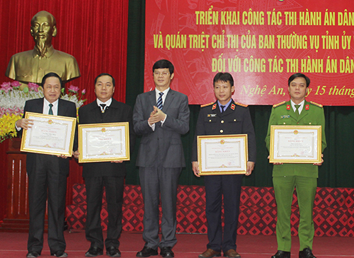 Đảng ủy Cục Thi hành án dân sự tỉnh Nghệ An tổ chức Hội nghị tổng kết 5 năm thực hiện Chỉ thị 03-CT/TW của Bộ Chính trị