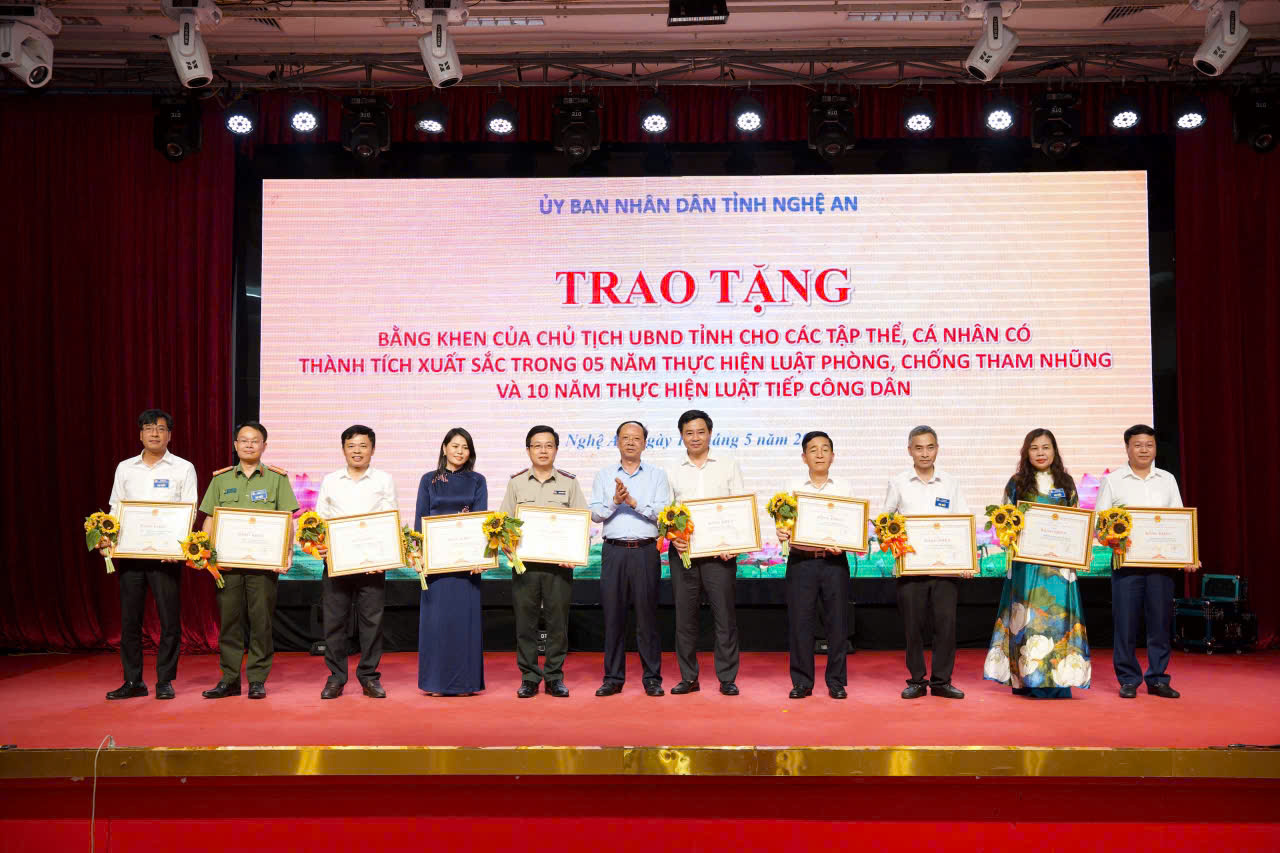 Cục Thi hành án dân sự tỉnh Nghệ An đạt nhiều thành tích xuất sắc trong 05 năm triển khai thực hiện Luật phòng chống tham nhũng năm 2018 trên địa bàn tỉnh.