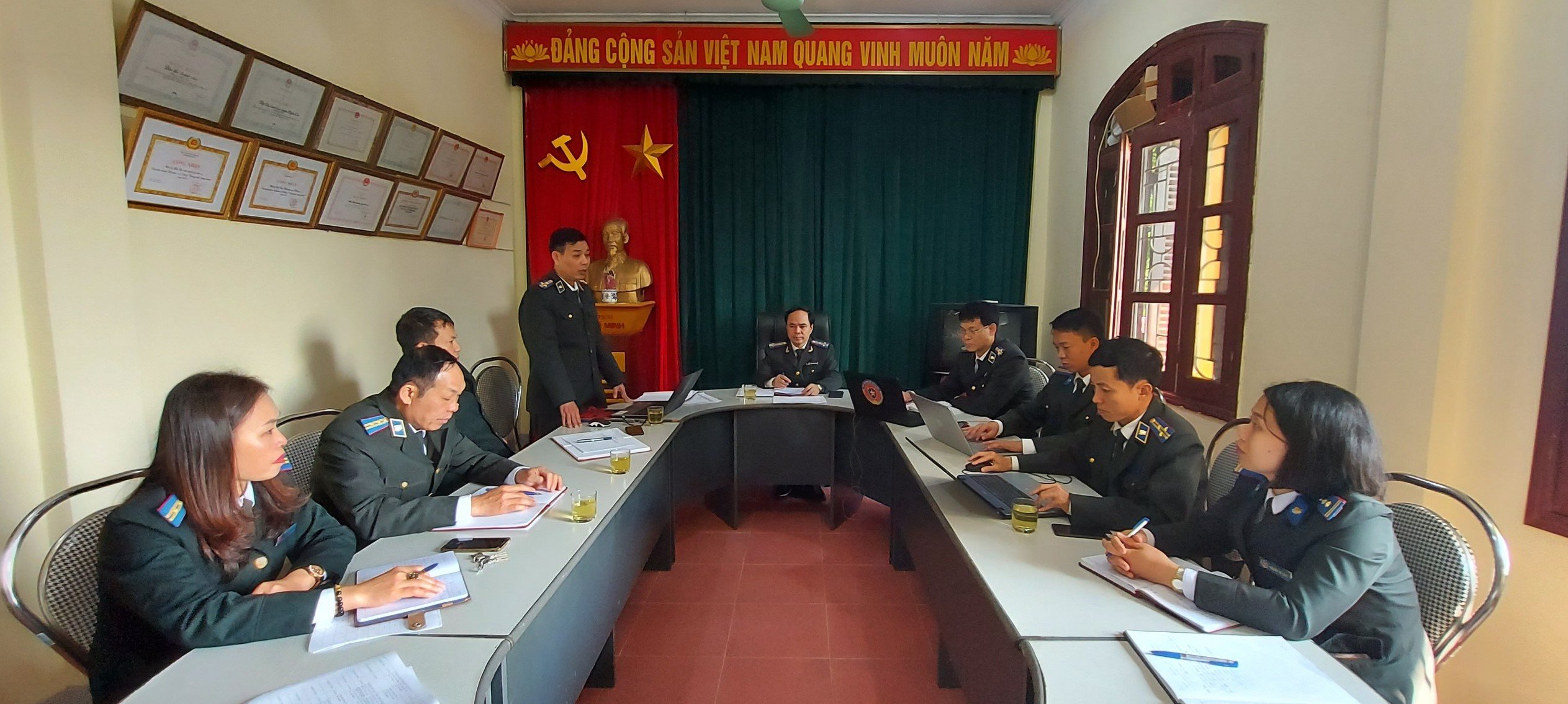 Cục Thi hành án dân sự tỉnh Nghệ An chỉ đạo, đôn đốc thực hiện chỉ tiêu nhiệm vụ đầu năm 2021.