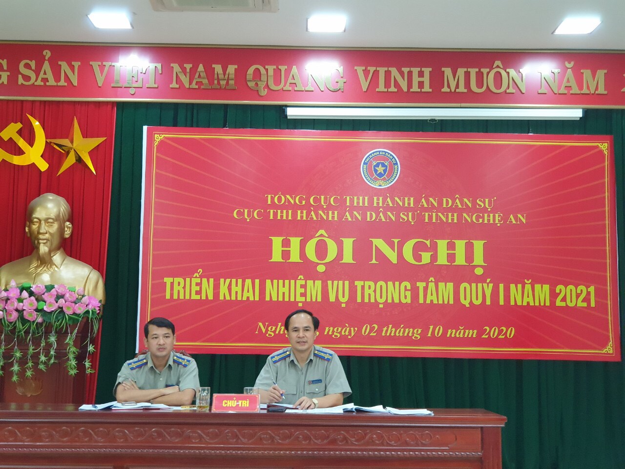 Cục Thi hành án dân sự tỉnh Nghệ An tổ chức Hội nghị triển khai nhiệm vụ trọng tâm Quý I/2021