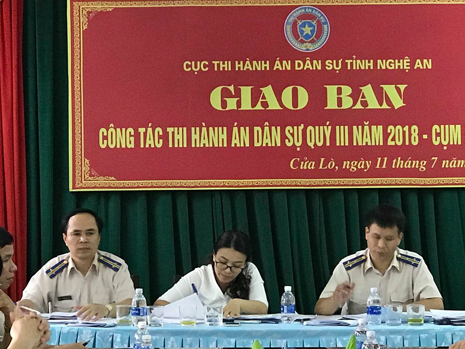 Cục Thi hành án dân sự tỉnh Nghệ An tham gia ký kết giao ước thi đua tại Khu vực miền Trung và Tây Nguyên