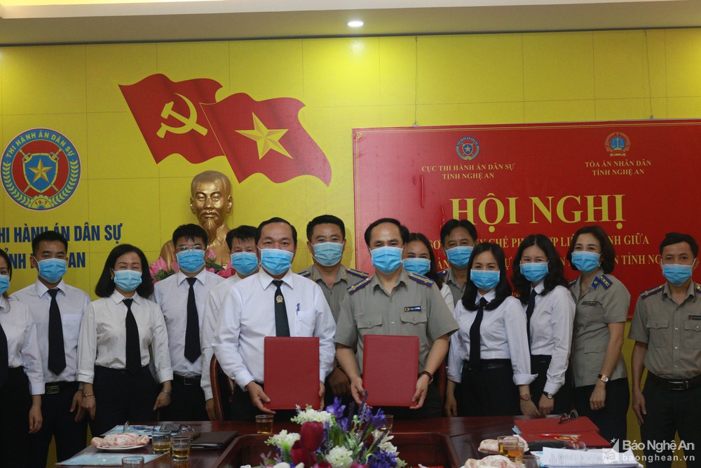 Tăng cường phối hợp giữa Thi hành án dân sự và Tòa án nhân dân hai cấp ở Nghệ An