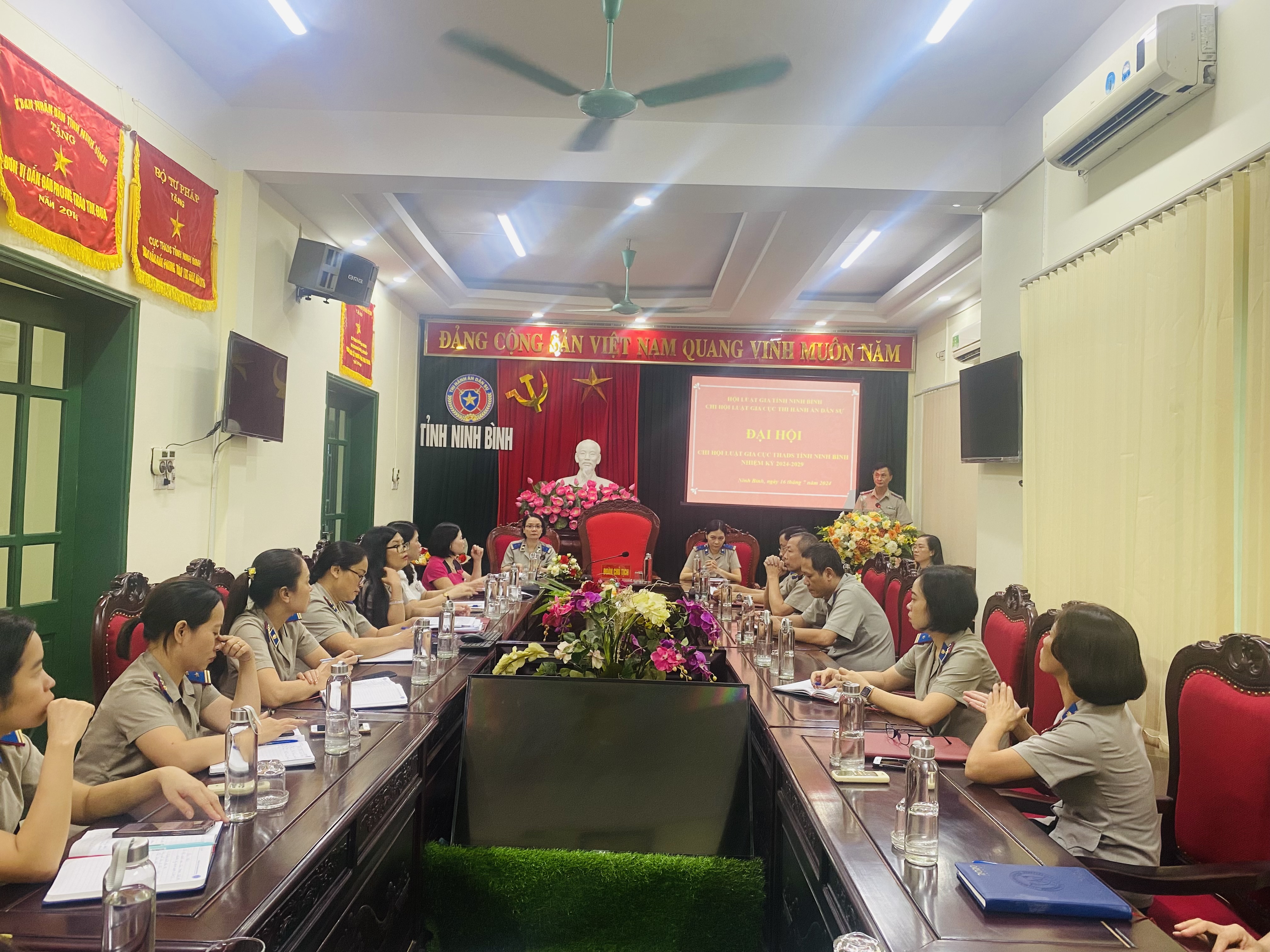 Đại hội Chi hội Luật Gia Cục Thi hành án dân sự tỉnh Ninh Bình