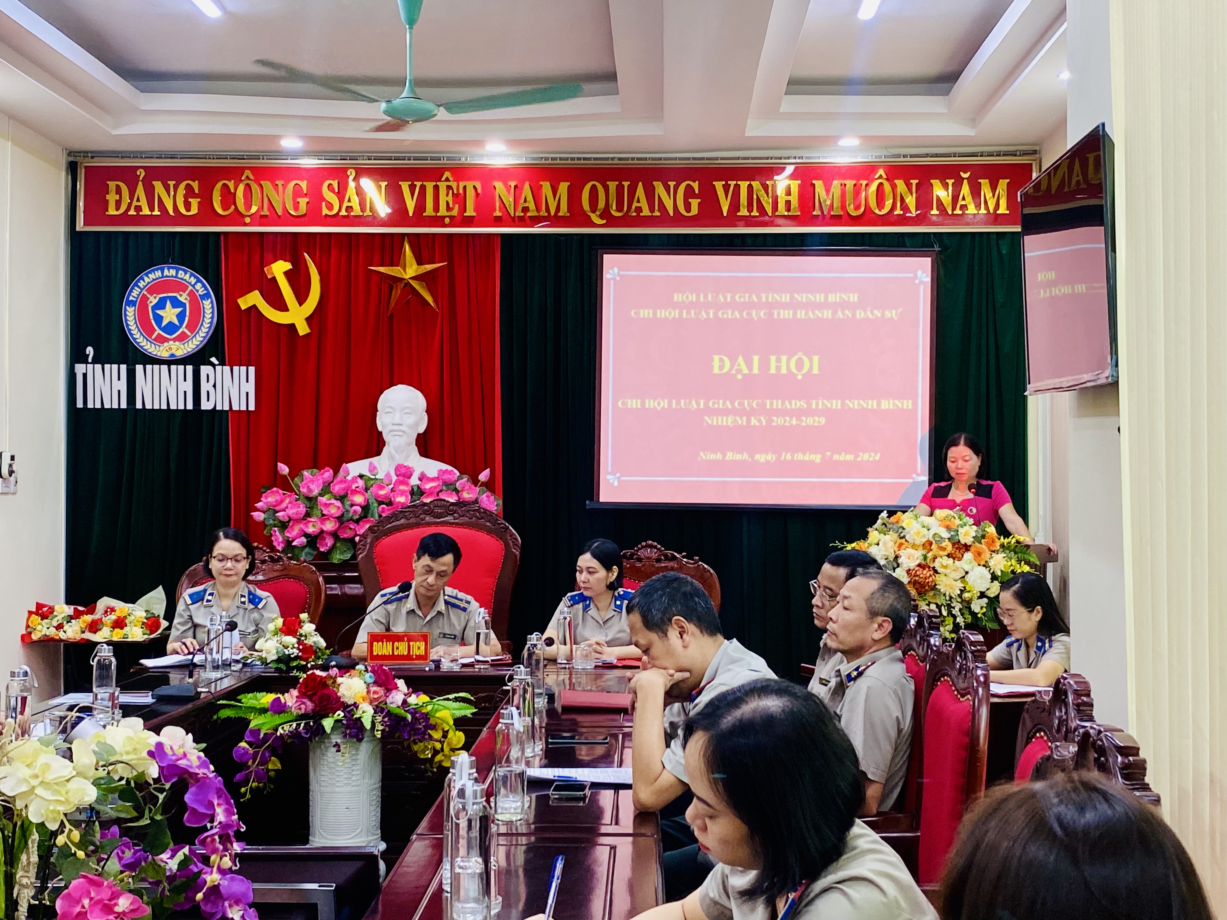 Đại hội Chi hội Luật Gia Cục Thi hành án dân sự tỉnh Ninh Bình 4