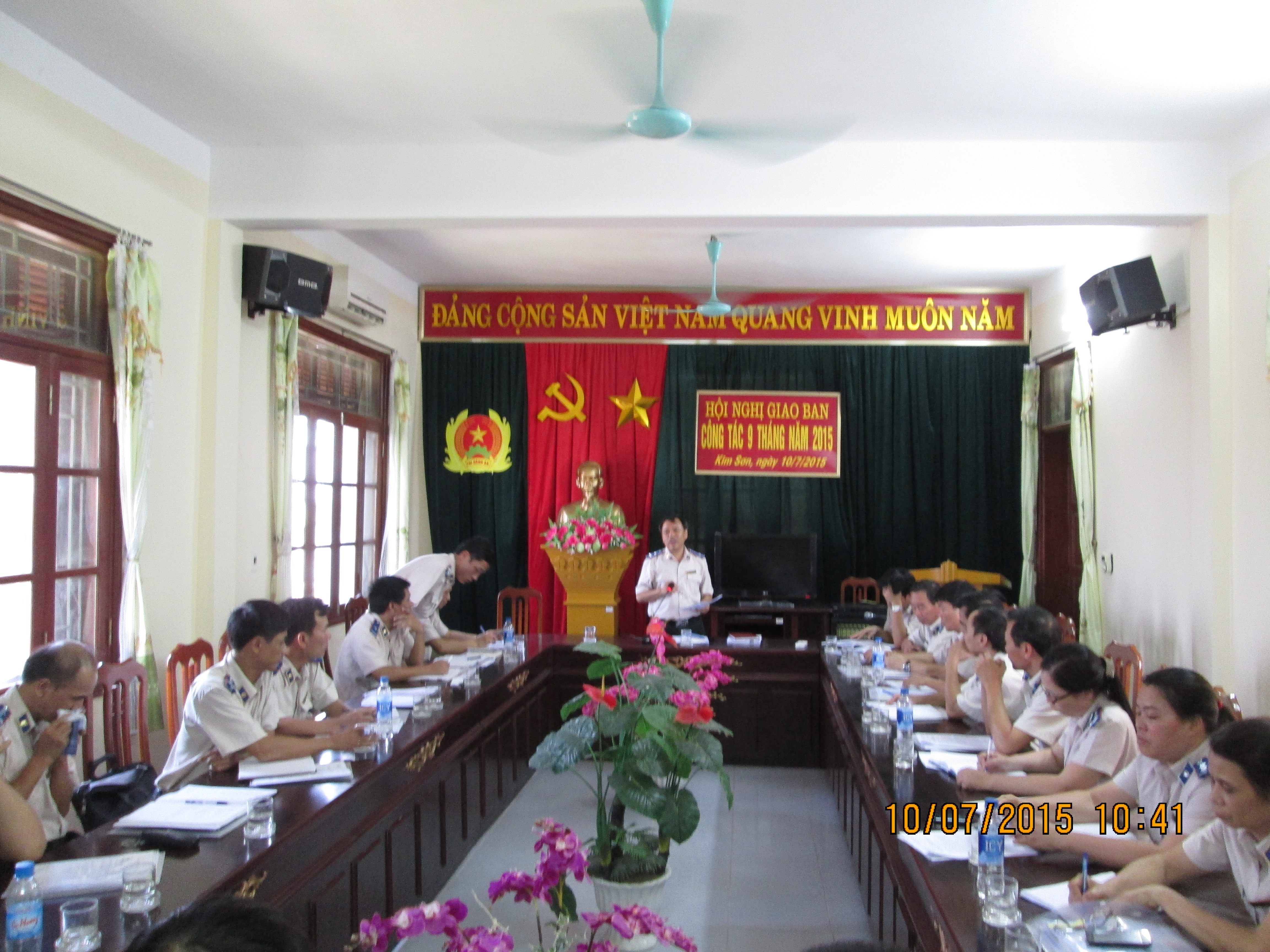Cục THADS tỉnh Ninh Bình tổ chức Hội nghị sơ kết công tác thi hành án dân sự 09 tháng năm 2015