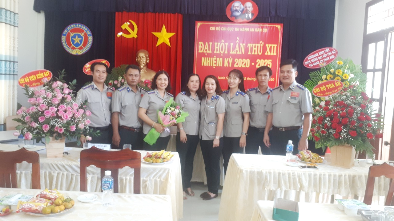 Chi bộ Chi cục THADS huyện Ninh Sơn tổ chức Đại hội Chi bộ lần thứ XII, nhiệm kỳ 2020-2025