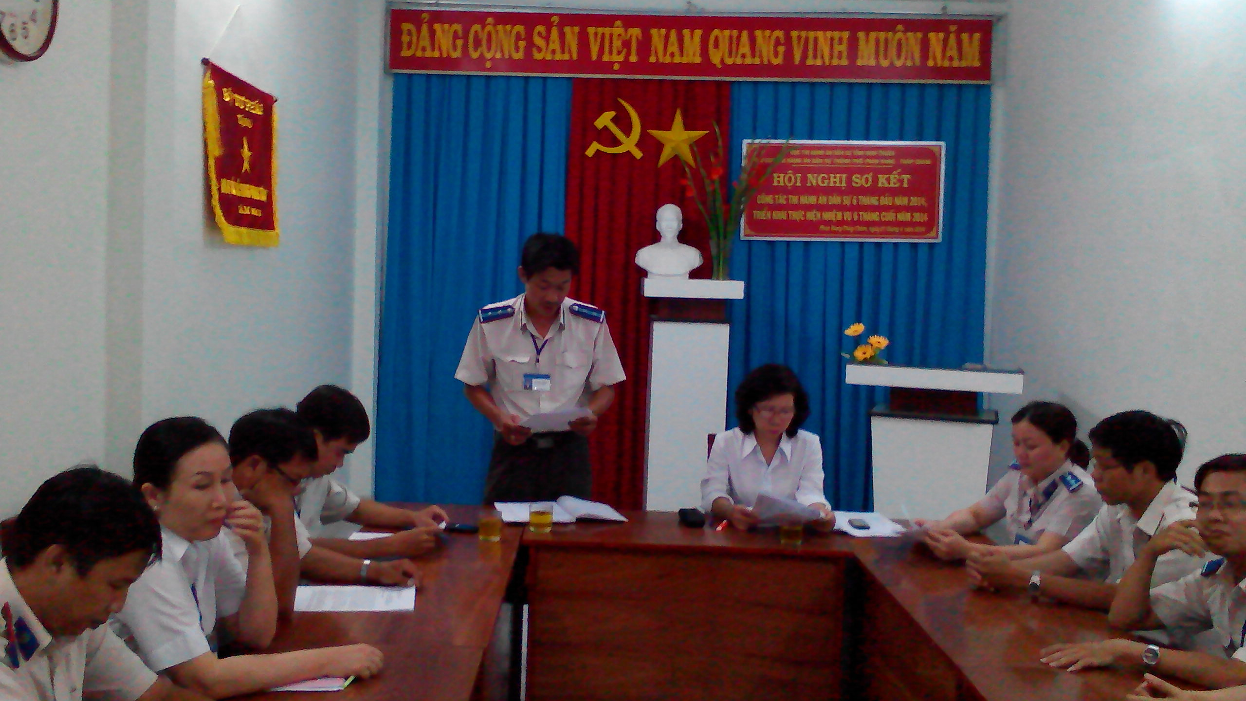 Cục Thi hành án dân sự tỉnh chỉ đạo công tác thi hành án dân sự tại Chi cục Thi hành án dân sự thành phố Phan Rang-Tháp Chàm