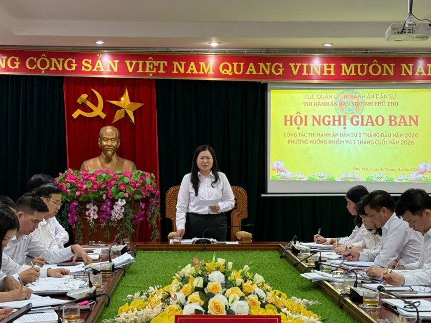 Thi hành án dân sự tỉnh Phú Thọ: Siết chặt kỷ cương, đẩy nhanh tiến độ thi hành án