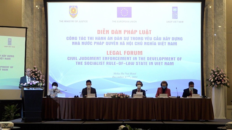 Diễn đàn pháp luật “Công tác THADS trong yêu cầu xây dựng Nhà nước pháp quyền xã hội chủ nghĩa Việt Nam”