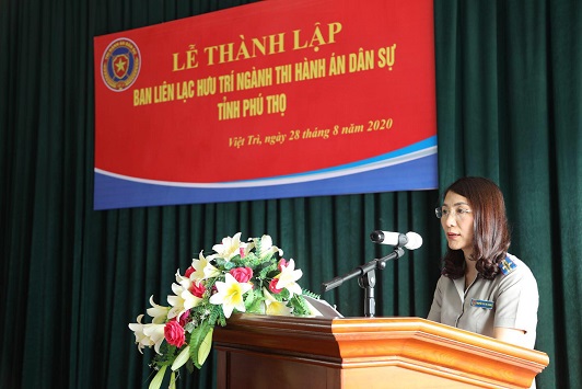 Thành lập Ban liên lạc hưu trí Ngành Thi hành án dân sự tỉnh Phú Thọ