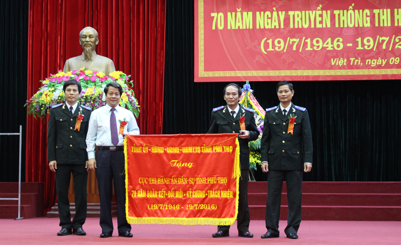 Phú Thọ tổ chức Lễ kỷ niệm 70 năm ngày truyền thống Thi hành án dân sự (19/7/1946 – 19/7/2016).