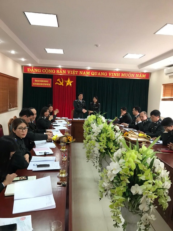 Cục THADS tỉnh Phú Thọ và Công đoàn cơ sở Cục đồng tổ chức Hội nghị cán bộ, công chức, người lao động năm 2020