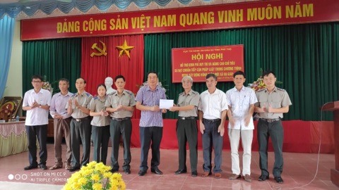 Cục Thi hành án dân sự tỉnh Phú Thọ góp phần  chung sức xây dựng nông thôn mới