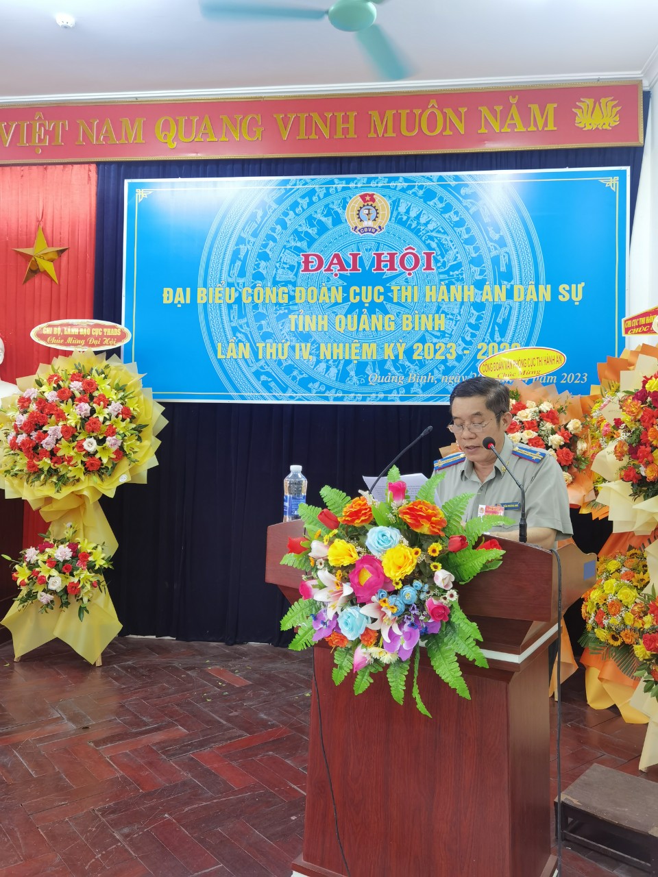 Công đoàn Cục Thi hành án dân sự tỉnh Quảng Bình tổ chức thành công đại hội lần thứ IV, nhiệm kỳ 2023 - 2028