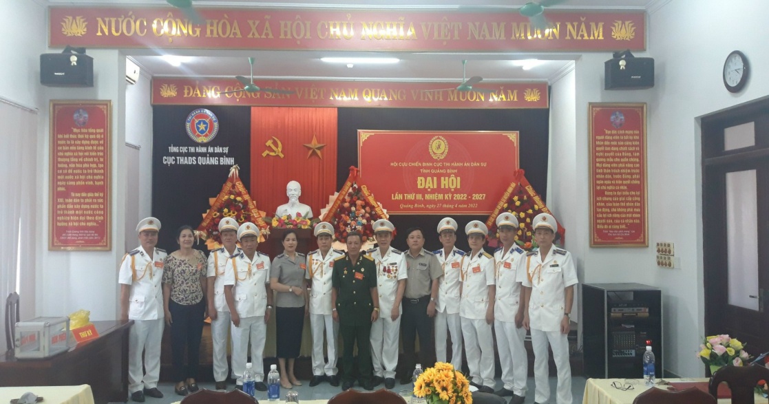 Hội Cựu chiến binh Cục Thi hành án dân sự tỉnh Quảng Bình tổ chức  Đại hội lần thứ III, nhiệm kỳ 2022 - 2027