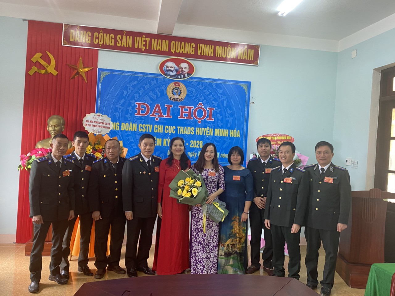 Công đoàn cơ sở thành viên Chi cục THADS huyện Minh Hóa tổ chức thành công Đại hội nhiệm kỳ 2023- 2028