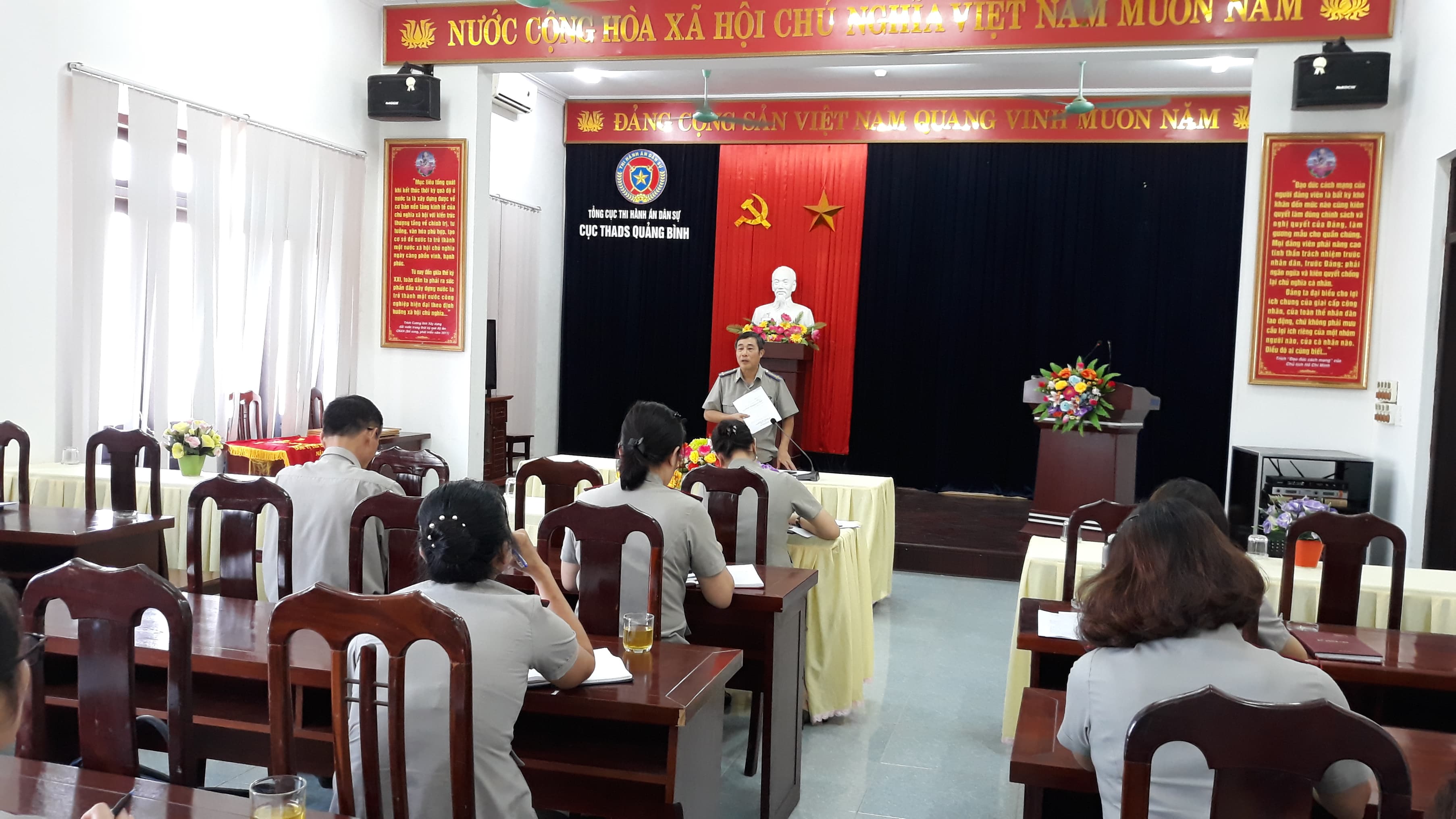 Cục Thi hành án dân sự tỉnh Quảng Bình tổ chức Hội nghị sơ kết 6 tháng đầu năm 2020