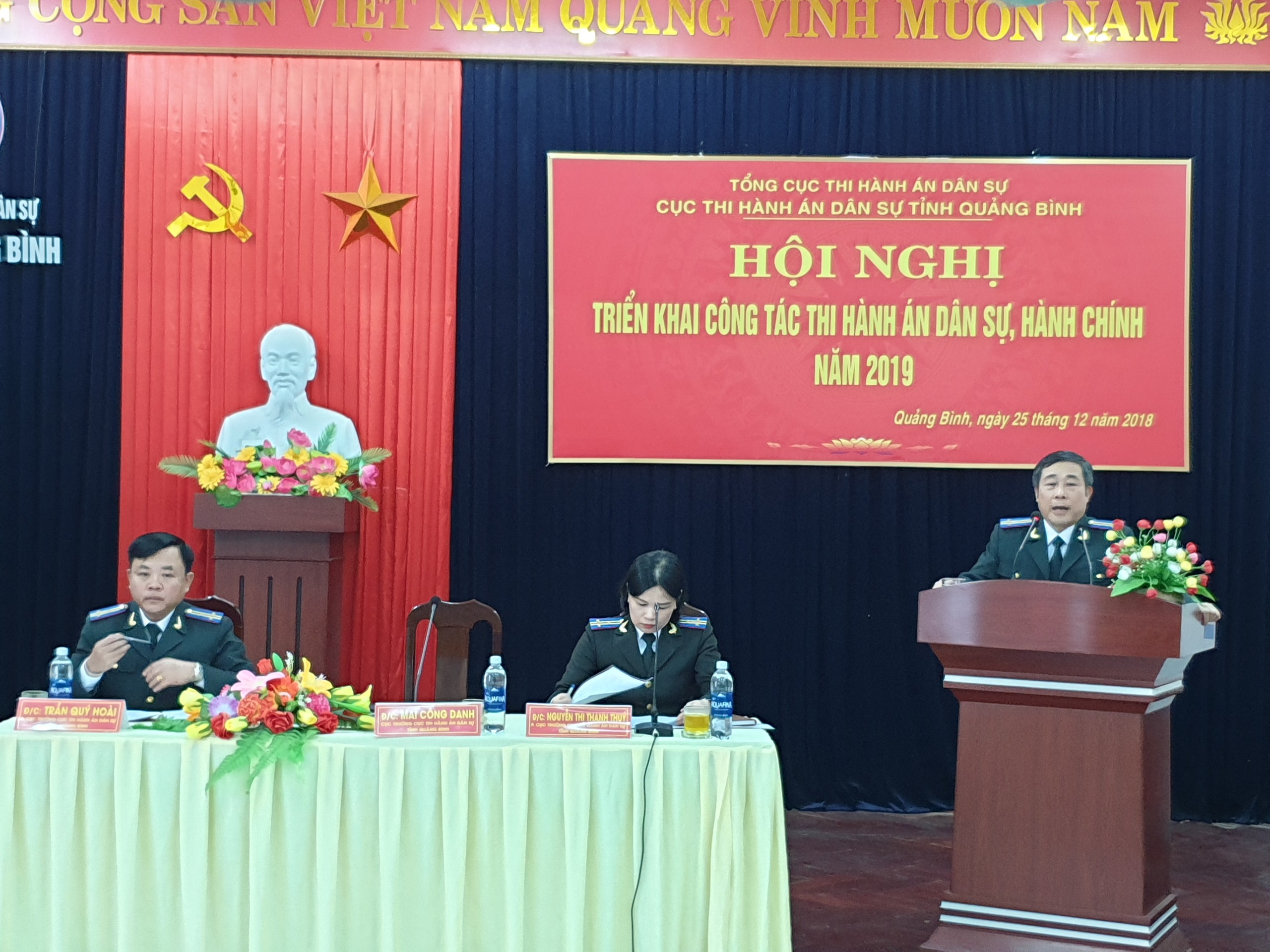 Cục Thi hành án dân sự tỉnh Quảng Bình tổ chức Hội nghị triển khai công tác năm 2019