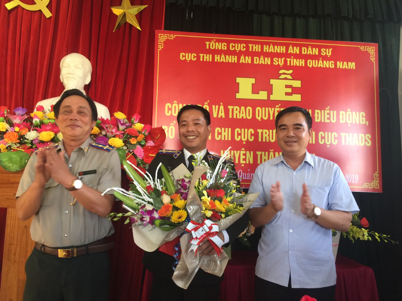 Lễ công bố quyết định bổ nhiệm Chi cục trưởng Chi cục Thi hành án dân sự huyện Thăng Bình