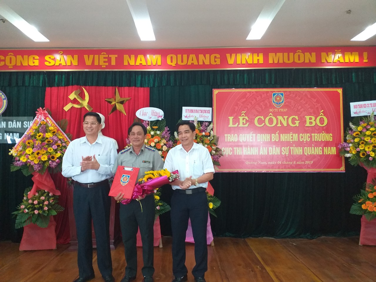 Bộ Tư pháp công bố Quyết định bổ nhiệm Cục trưởng Cục Thi hành án dân sự tỉnh Quảng Nam