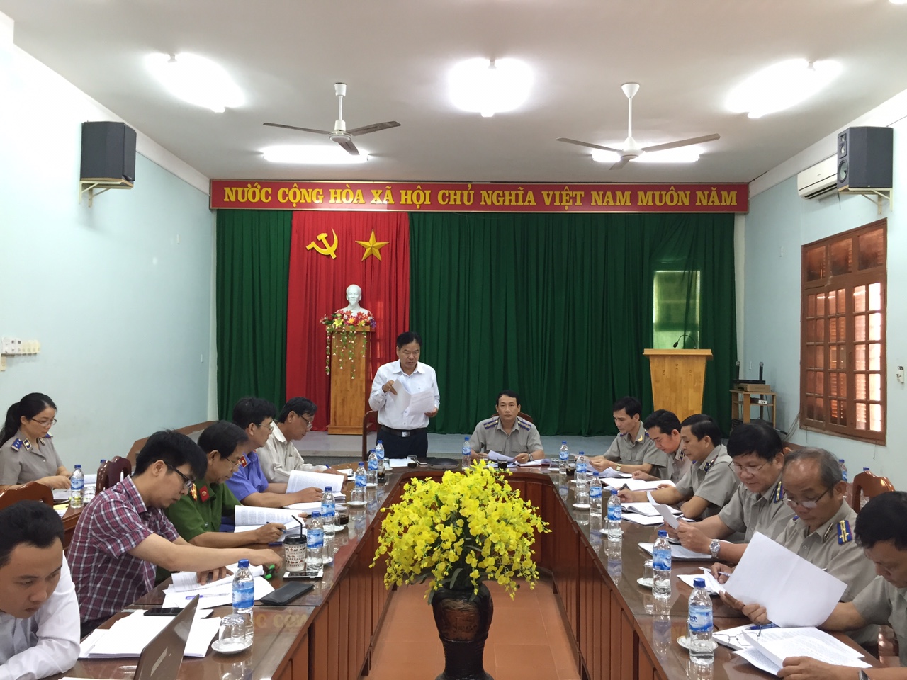 Ban Nội chính tỉnh ủy tổ chức kiểm tra công tác lãnh đạo thực hiện thi hành án dân sự, hành chính trên địa bàn tỉnh đối với đảng viên giữ chức vụ lãnh đạo Cục THADS tỉnh Quảng Ngãi
