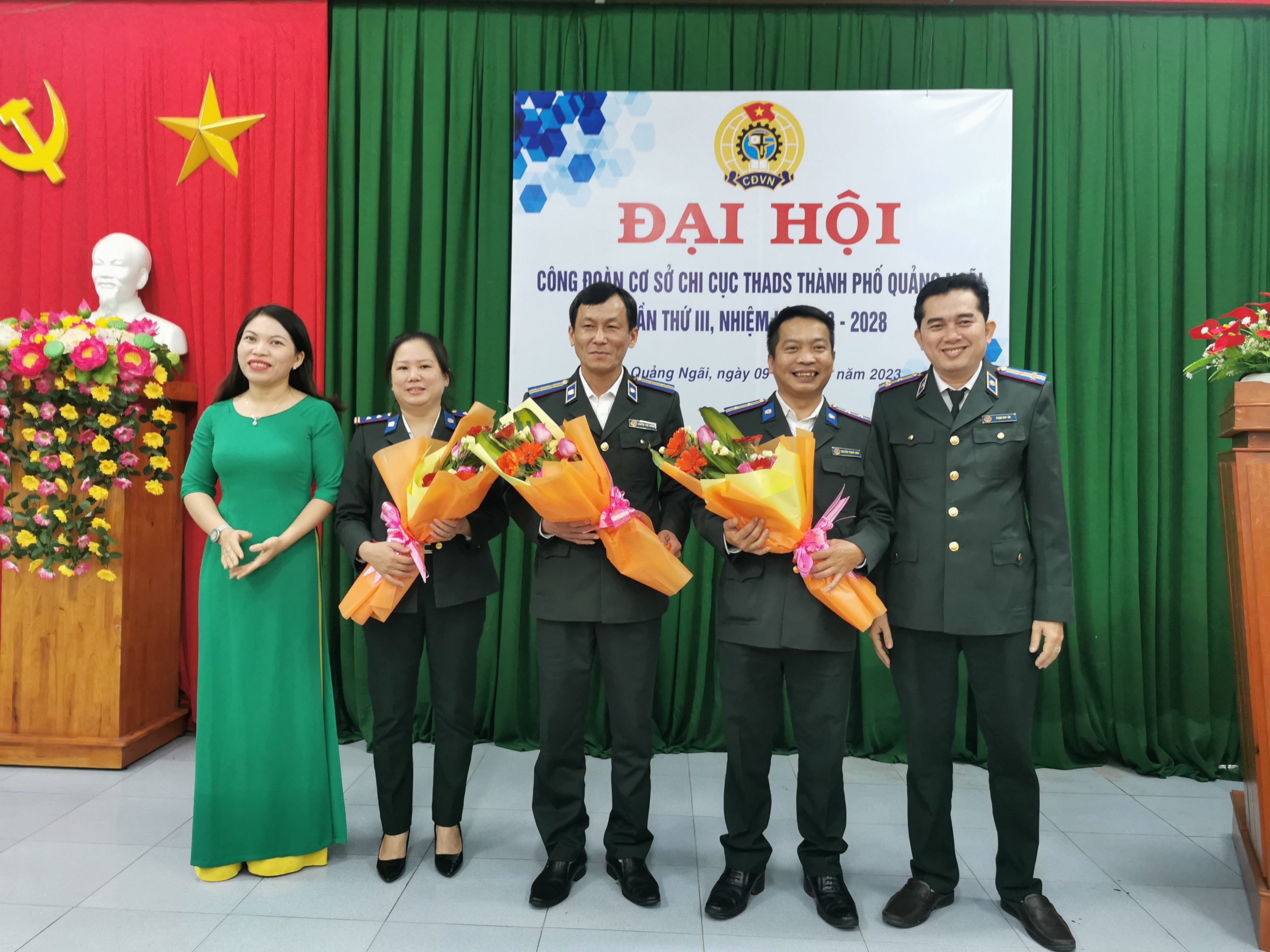 Chi cục Thi hành án dân sự thành phố Quảng Ngãi tổ chức đại hội Công đoàn cơ sở Khóa III, nhiệm kì 2023 – 2028