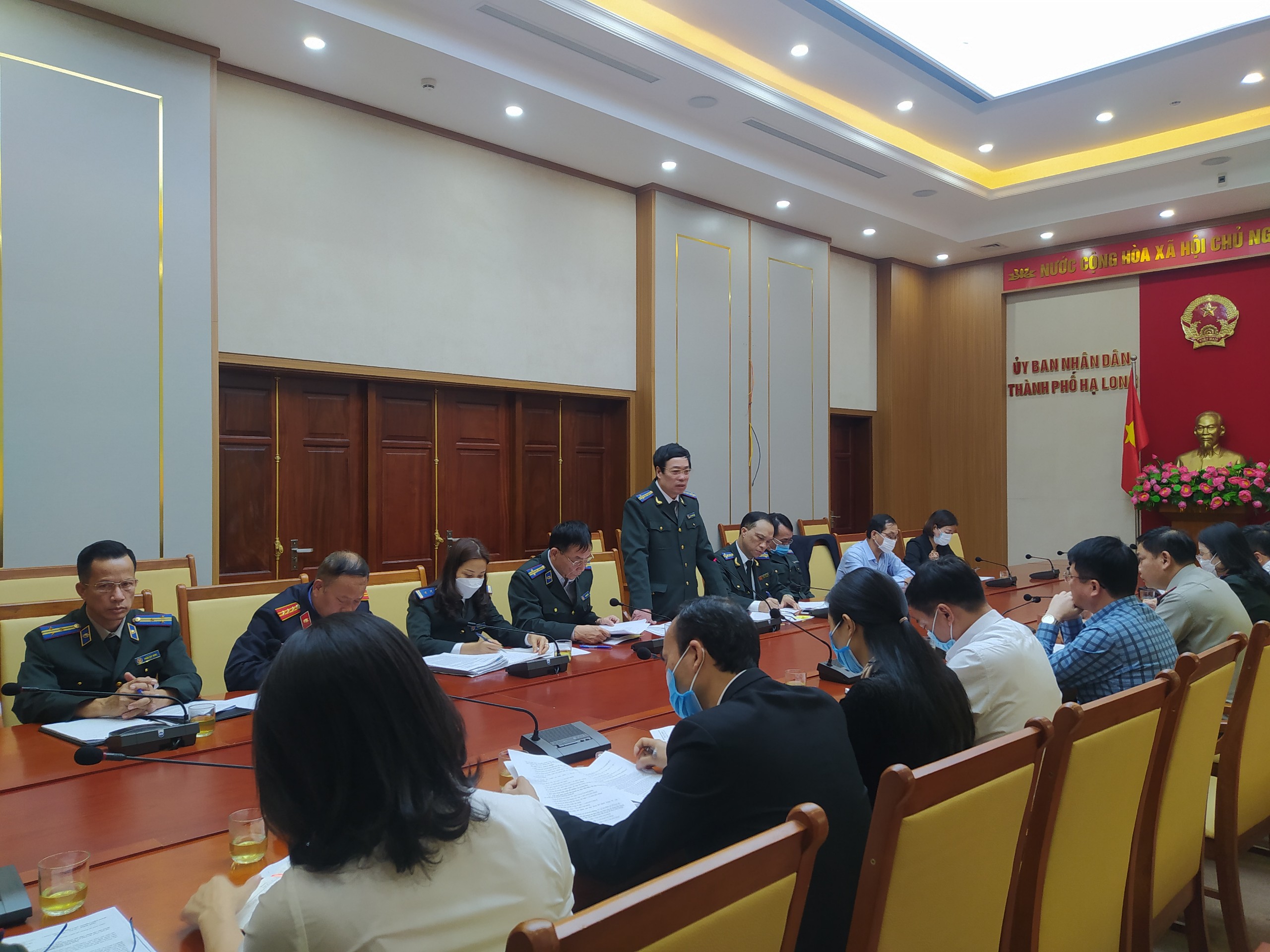 Ban Chỉ đạo Thi hành án dân sự tỉnh Quảng Ninh làm việc tại thành phố Hạ Long