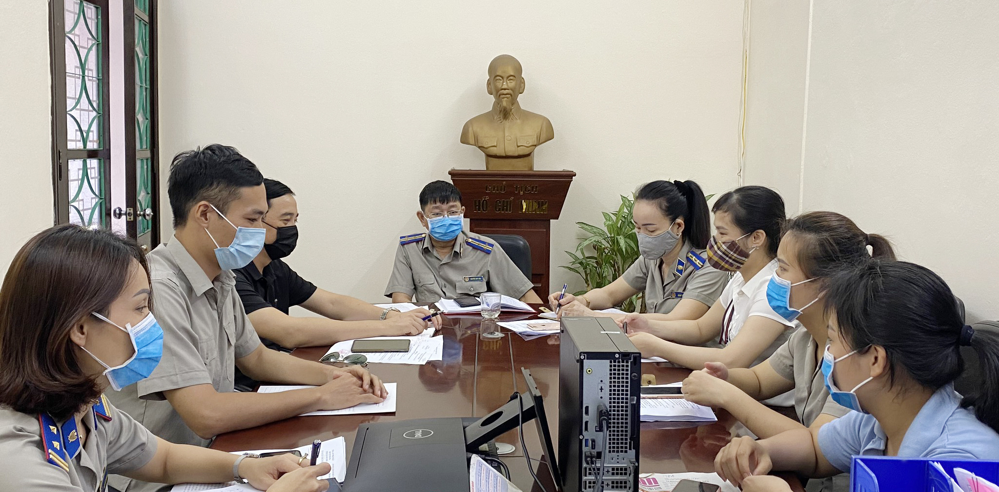 (Đ/c Nguyễn Duy Hòa – Chi cục trưởng triển khai nhiệm vụ 4 tháng cuối năm 2021)