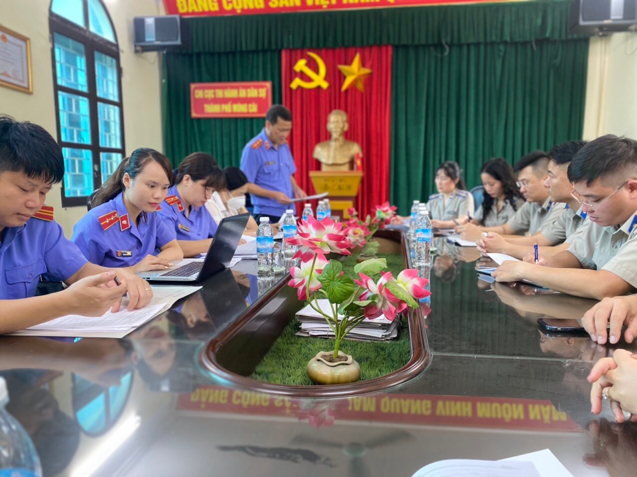 Công bố Quyết định kiểm sát trực tiếp tại Chi cục Thi hành án dân sự thành phố Móng Cái