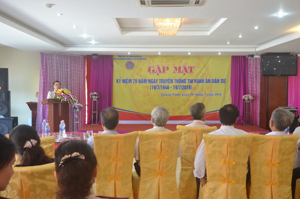 Gặp mặt cán bộ hưu trí và cán bộ, công chức ngành thi hành án dân sự tỉnh Quảng Ninh