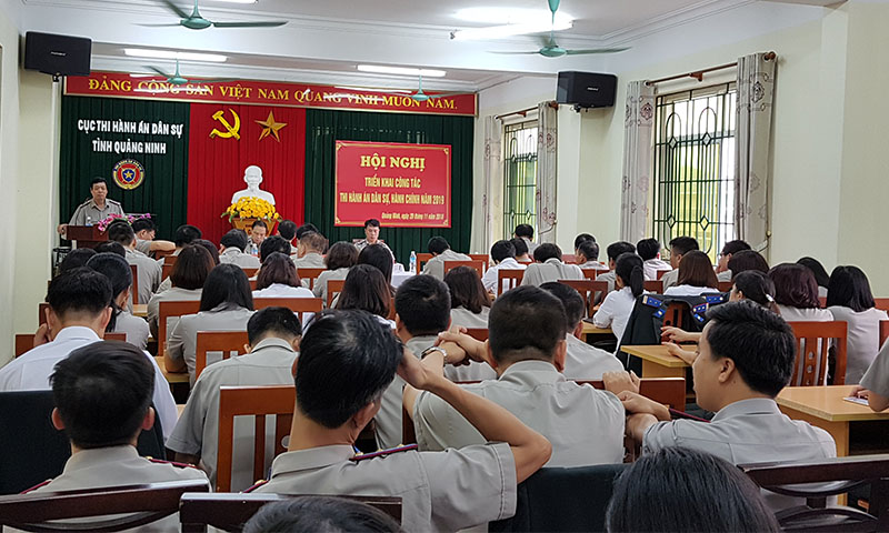 Cục Thi hành án dân sự tỉnh Quảng Ninh triển khai nhiệm vụ công tác năm 2019