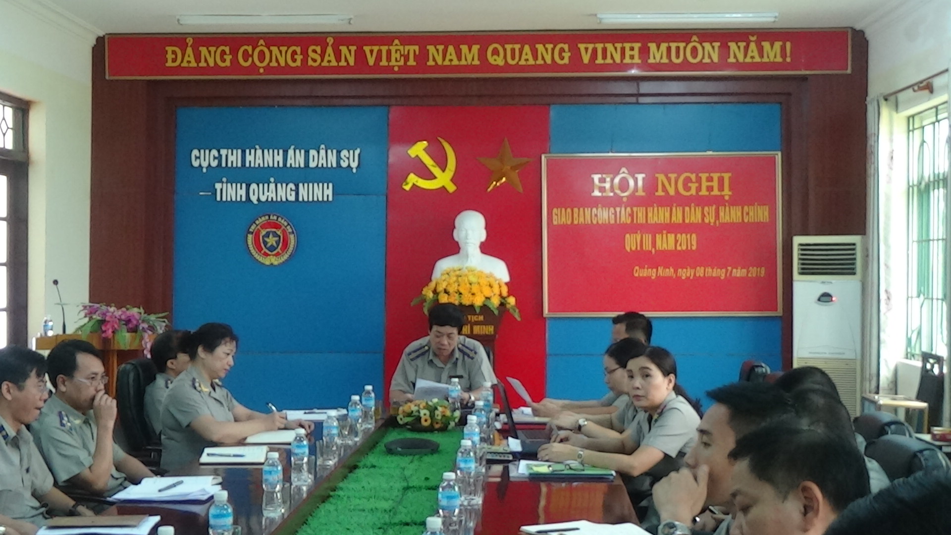 Cục Thi hành án dân sự tỉnh Quảng Ninh thi đua lập thành tích hoàn thành các chỉ tiêu, nhiệm vụ trong 9 tháng đầu năm 2019, chào mừng kỷ niệm 73 năm ngày Truyền thống Thi hành án dân sự (19/7/1946 - 19/7/2019)