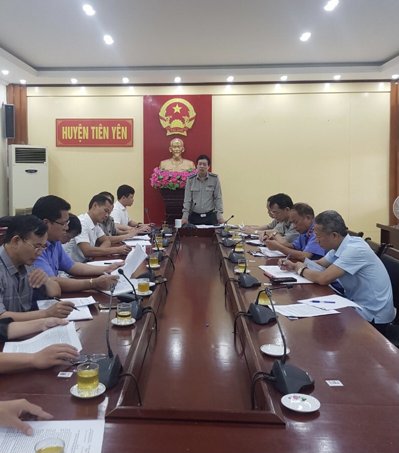 Ban chỉ đạo Thi hành án dân sự tỉnh làm việc với Ban chỉ đạo chỉ THADS huyện Tiên Yên