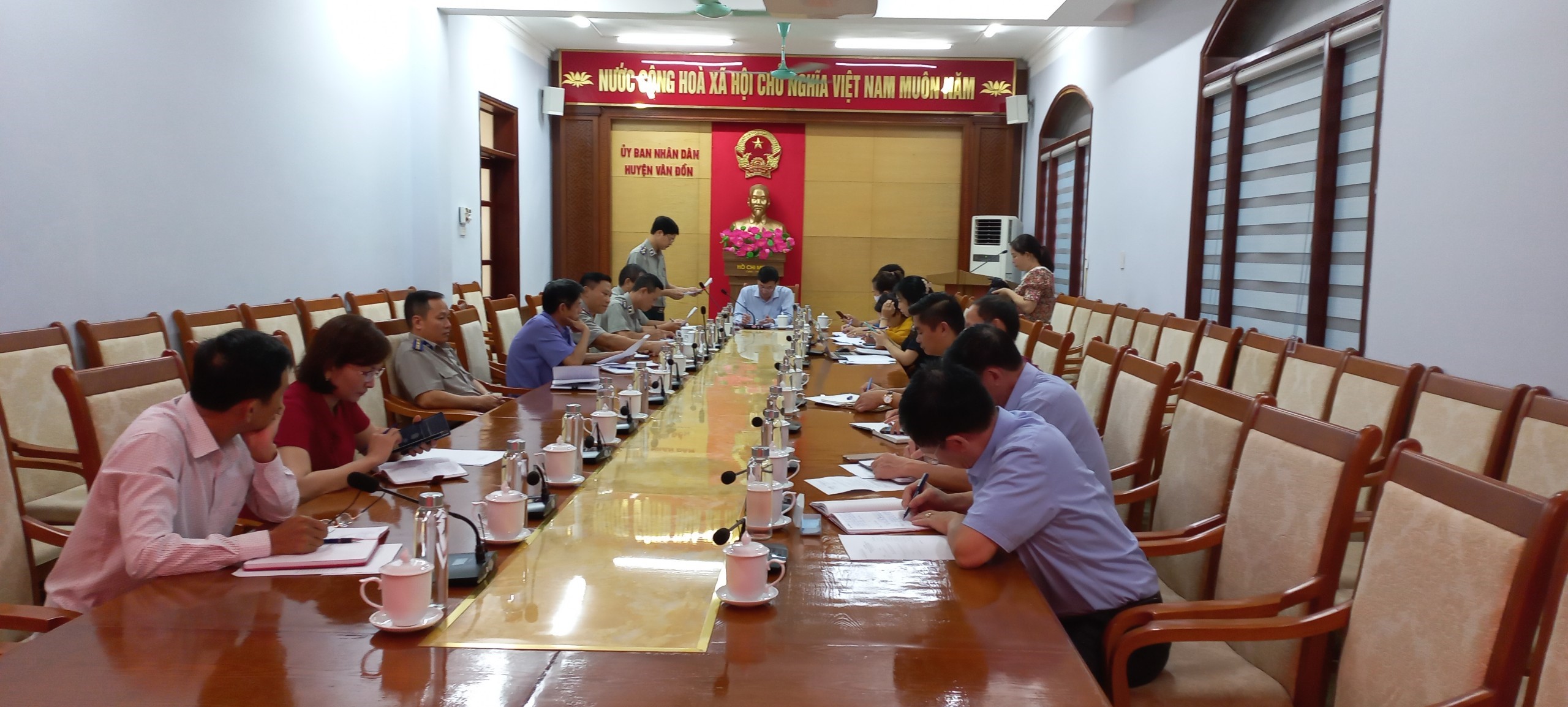 Ban Chỉ đạo thi hành án dân sự huyện Vân Đồn tổ chức Hội nghị đánh giá kết quả hoạt động 7 tháng đầu năm 2022