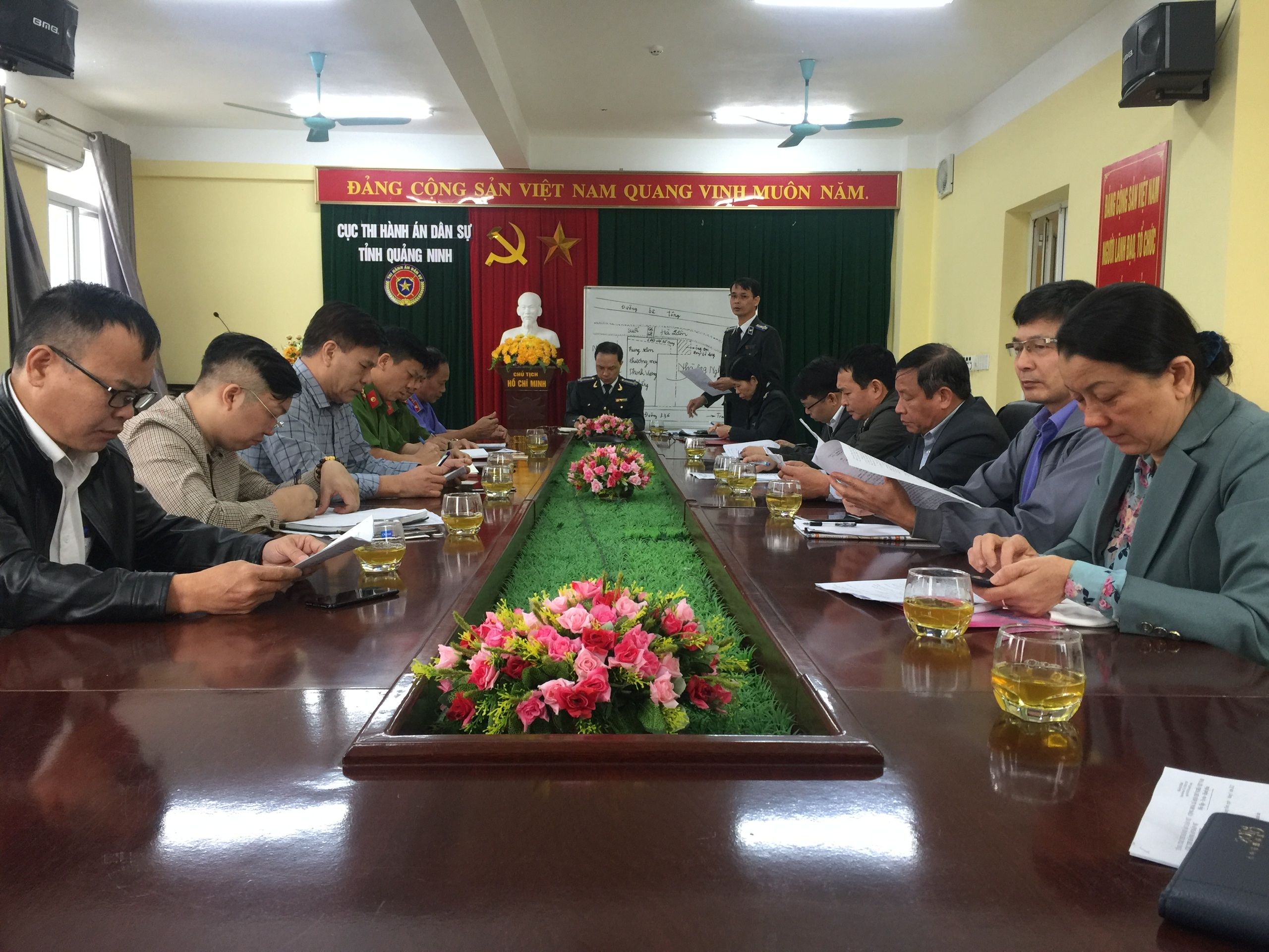 Cục Thi hành án dân sự tỉnh Quảng Ninh họp bàn Kế hoạch cưỡng chế thi hành án dân sự